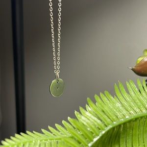 custom, hand-made initial pendant necklaces